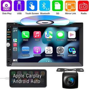 Carpuride 2023 Wireless Apple Carplay Android Auto,7Inch Full HD Touch  Screen Portable Car Radio Receiver,Car Stereo with Mirror Link, Google,  Bluetooth, Black. UPS Fast Shipping : 2-5 day 