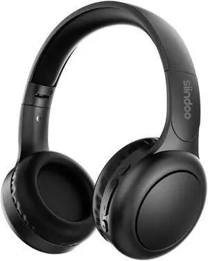 Kids Wireless Bluetooth Headphones, Siindoo Kids Headphones with MIC, 40H Playtime, Bluetooth 5.0 & Stereo Sound, Foldable, Adjustable Headband, Childrens Headphones for iPad Tablet Home School