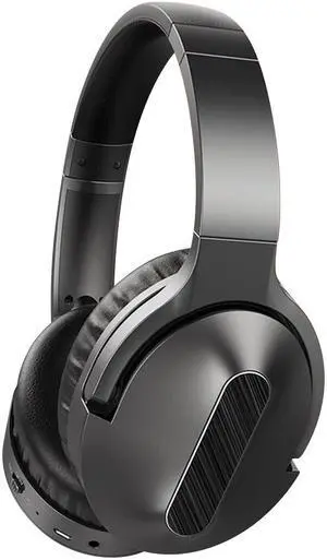 Active Noise Cancelling Headphones Bluetooth 5.0,ANC Stereo Headset Over-Ear with Hi-Fi,Mic,50H Playtime,Voice Assistant,Low Latency Game Mode