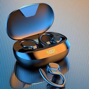 bluetooth Earbuds, Earphones With Mic, Sport Earhook Headset, Stereo LED Case