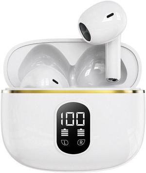 Bluetooth Earbuds Headset 5.3 Wireless Noise Cancelling with Charging Case X87