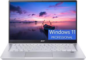 Acer Swift X 14 Laptop 14 FHD Display AMD Ryzen 5 5600U 6 cores Processor NVIDIA GeForce RTX 3050 4GB GDDR6 Graphics 8GB DDR4 256GB PCIe SSD Backlit Keyboard Windows 11 Pro Gold