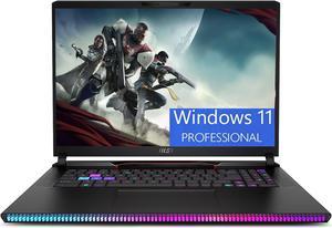 MSI Raider 17 Gaming Laptop, 17.3" QHD 240Hz Display, Intel Core i9-13980HX 24 Cores Processor, NVIDIA GeForce RTX 4090 8GB GDDR6, 32GB DDR5  1TB PCIe SSD, Thunderbolt 4, Windows 11 Pro