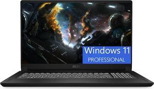 MSI Creator 17 Professional Laptop 173 UHD 3840 x 2160 120Hz display Intel Core i711800H 8 Core NVIDIA GeForce RTX 3060 6 GB 32GB DDR4 1TB PCIe SSD Backlight Keyboard Windows 11 Pro