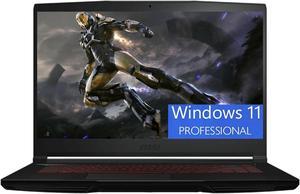 MSI Thin GF63 15 Gaming Laptop 156 Full HD Display Intel Core i712650H 10 Cores NVIDIA GeForce RTX 4060 8GB GDDR6 32GB DDR4 1TB PCIe SSD WiFi 6  Bluetooth 52 Windows 11 Pro