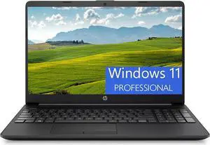 HP 17 Laptop, 17.3" FHD (1920 x 1080) display, AMD Ryzen 5 5500U 6-Core up to 4.0GHz, AMD Radeon Graphics, 16GB DDR4  2TB PCIe SSD, Fingerprint, Webcam, WiFi, Windows 11 Pro