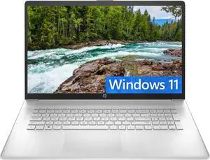 HP 17 Laptop, 17.3" HD Touchscreen, AMD Ryzen 5 5625U 6 Cores Processor, AMD Radeon Graphics, 20GB DDR4  512GB PCIe SSD, 802.11AC WiFi, Bluetooth 5.0, Webcam, Windows 11