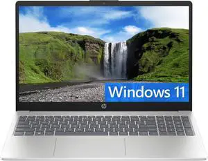 HP 15.6 Laptop, 15.6" FHD (1920 x 1080) Display, AMD Ryzen 5 7520U 4-Core Processor, AMD Radeon Graphics, 32GB DDR4  1TB PCIe SSD, Wi-Fi 6, Bluetooth 5.3, HD Camera, Windows 11
