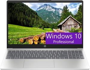 HP 15.6 Laptop, 15.6" FHD (1920 x 1080) Display, AMD Ryzen 5 7520U 4-Core Processor, AMD Radeon Graphics, 16GB DDR4  256GB PCIe SSD, Wi-Fi 6, Bluetooth 5.3, HD Camera, Windows 10 Pro