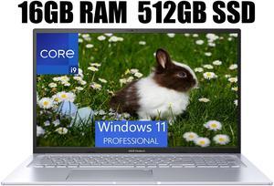 ASUS Vivobook 17X Laptop, 17.3" Full HD (1920x1080) Display, Intel Core i9-13900H 14 cores Processor, Intel Iris Xe graphics, Wi-Fi 6E + Bluetooth 5.3, 16GB DDR4 512GB PCIe SSD, Windows 11 Pro ASUS Vivobook 17X Laptop, 17.3" Full HD (1920x1080) Display, Intel Core i9-13900H 14 cores Processor, Intel Iris Xe graphics, Wi-Fi 6E + Bluetooth 5.3, 16GB DDR4 512GB PCIe SSD, Windows 11 Pro