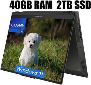 ASUS Vivobook S 16 Flip 2-in-1 Laptop, 16" WUXGA Touchscreen, Intel Core i9-13900H 14 Cores Processor, Intel Iris Xe Graphics, IR Camera, HDMI, Wi-Fi 6, 40GB DDR4  2TB PCIe SSD, Windows 11