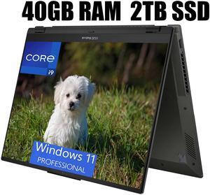 ASUS Vivobook S 16 Flip 2-in-1 Laptop, 16" WUXGA Touchscreen, Intel Core i9-13900H 14 Cores Processor, Intel Iris Xe Graphics, IR Camera, HDMI, Wi-Fi 6, 40GB DDR4  2TB PCIe SSD, Windows 11 Pro