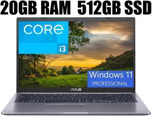 ASUS VivoBook 15 Laptop, 15.6" FHD (1920x1080) Display, Intel i3-1115G4 2 Cores Processor, Intel UHD Graphics, USB Type-C, HDMI, Wi-Fi, 20GB DDR4 512GB PCIe SSD, Windows 11 Pro ASUS VivoBook 15 Laptop, 15.6" FHD (1920x1080) Display, Intel i3-1115G4 2 Cores Processor, Intel UHD Graphics, USB Type-C, HDMI, Wi-Fi, 20GB DDR4 512GB PCIe SSD, Windows 11 Pro