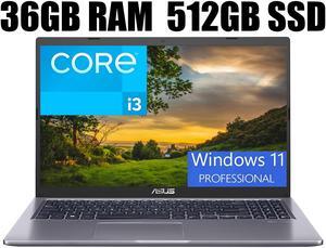 ASUS VivoBook 15 Laptop, 15.6" FHD (1920x1080) Display, Intel i3-1115G4 2 Cores Processor, Intel UHD Graphics, USB Type-C, HDMI, Wi-Fi, 36GB DDR4 512GB PCIe SSD, Windows 11 Pro ASUS VivoBook 15 Laptop, 15.6" FHD (1920x1080) Display, Intel i3-1115G4 2 Cores Processor, Intel UHD Graphics, USB Type-C, HDMI, Wi-Fi, 36GB DDR4 512GB PCIe SSD, Windows 11 Pro