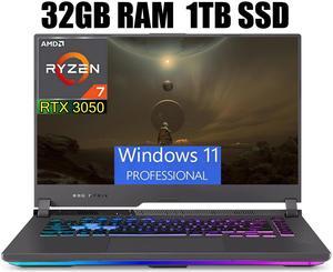 ASUS ROG Strix G17 Gaming Laptop, 17.3" FHD 144Hz Display, AMD Ryzen 7 6800H 8 cores Processor, NVIDIA GeForce RTX 3050 4GB GDDR6, RGB Keyboard, 32GB DDR5  1TB PCIe SSD, Windows 11 Pro