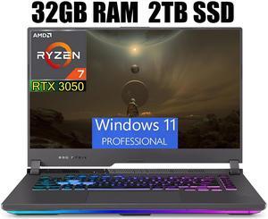 ASUS ROG Strix G17 Gaming Laptop, 17.3" FHD 144Hz Display, AMD Ryzen 7 6800H 8 cores Processor, NVIDIA GeForce RTX 3050 4GB GDDR6, RGB Keyboard, 32GB DDR5  2TB PCIe SSD, Windows 11 Pro
