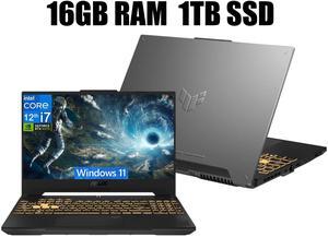 ASUS TUF F15 Gaming Laptop, 15.6'' FHD 144Hz Display, Intel Core i7-12700H 14 Cores Processor, NVIDIA GeForce RTX 4070 8GB GDDR6, Wi-Fi 6, 16GB DDR4 1TB PCIe SSD, Windows 11 ASUS TUF F15 Gaming Laptop, 15.6'' FHD 144Hz Display, Intel Core i7-12700H 14 Cores Processor, NVIDIA GeForce RTX 4070 8GB GDDR6, Wi-Fi 6, 16GB DDR4 1TB PCIe SSD, Windows 11