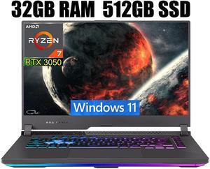 ASUS ROG Strix G15 Gaming Laptop, 15.6" FHD 144Hz Display, AMD Ryzen 7 6800H 8 cores processor, NVIDIA GeForce RTX 3050 4GB GDDR6, Wi-Fi 6E, 32GB DDR5  512GB PCIe SSD, Windows 11