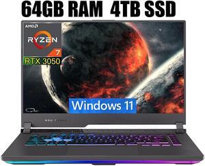 ASUS ROG Strix G15 Gaming Laptop, 15.6" FHD 144Hz Display, AMD Ryzen 7 6800H 8 cores processor, NVIDIA GeForce RTX 3050 4GB GDDR6, Wi-Fi 6E, 64GB DDR5  4TB PCIe SSD, Windows 11