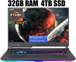 ASUS ROG Strix G15 Gaming Laptop, 15.6" FHD 144Hz Display, AMD Ryzen 7 6800H 8 cores processor, NVIDIA GeForce RTX 3050 4GB GDDR6, Wi-Fi 6E, 32GB DDR5  4TB  PCIe SSD, Windows 11 Pro