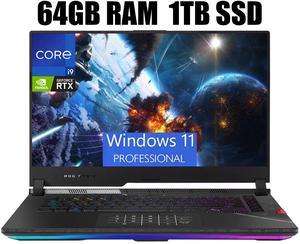 ASUS ROG Strix Scar 15 Gaming Laptop, 15.6" 240Hz QHD Display, Intel Core i9-12900H 14 cores Processor, GeForce RTX 3070 Ti 8 GB GDDR6 Graphics, RGB Keyboard, 64GB DDR5 1TB PCIe SSD, Windows 11 Pro ASUS ROG Strix Scar 15 Gaming Laptop, 15.6" 240Hz QHD Display, Intel Core i9-12900H 14 cores Processor, GeForce RTX 3070 Ti 8 GB GDDR6 Graphics, RGB Keyboard, 64GB DDR5 1TB PCIe SSD, Windows 11 Pro