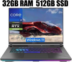ASUS ROG Strix G16 Gaming Laptop, 16.0" QXGA (2560x1600) 240Hz Display, Intel Core i9-14900HX 24-Cores Processor, GeForce RTX 4060 8GB GDDR6, Wi-Fi 6E, 32GB DDR5  512GB PCIe SSD, Windows 11