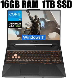 ASUS TUF F15 Gaming Laptop, 15.6" FHD 144Hz Display, Intel Core i5-10300H 4 cores Processor, NVIDIA GeForce GTX 1650 4GB, Wi-Fi 6, 16GB DDR4  1TB PCIe SSD, Windows 11