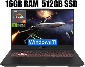 ASUS TUF Gaming A15 Gaming Laptop, 15.6" FHD 144Hz Display, AMD Ryzen 9 7940HS 8 Core Processor, NVIDIA GeForce RTX 4070 8GB GDDR6, Wi-Fi 6, 16GB DDR5  512GB PCIe SSD, Windows 11