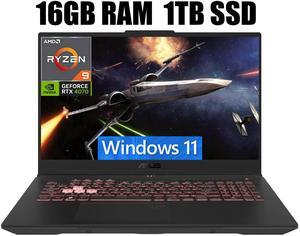 ASUS TUF Gaming A15 Gaming Laptop, 15.6" FHD 144Hz Display, AMD Ryzen 9 7940HS 8 Core Processor, NVIDIA GeForce RTX 4070 8GB GDDR6, Wi-Fi 6, 16GB DDR5  1TB PCIe SSD, Windows 11