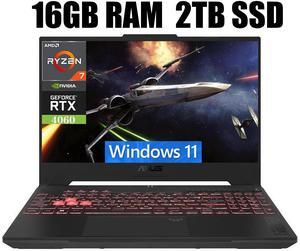 ASUS TUF Gaming A15 Gaming Laptop, 15.6" FHD 144Hz, AMD Ryzen 7 7735HS 8-Cores Processor, GeForce RTX 4060 8GB GDDR6, Bluetooth 5.3, RGB Backlit Keyboard, 16GB DDR5  2TB PCIe SSD, Windows 11