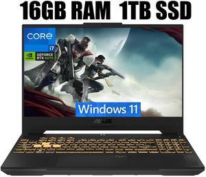 ASUS TUF 15 Gaming Laptop, 15.6" FHD 144Hz Display, Intel Core i7-13620H 10 Cores Processor, NVIDIA GeForce RTX 4070 8 GB GDDR6, RGB Backlit Keyboard, Wi-Fi 6, 16GB DDR5  1TB PCIe SSD, Windows 11