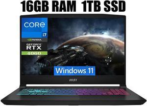 MSI Katana 15 Laptop, 15.6" FHD 144Hz Display, Intel Core i7-13620H 10 Cores Processor, NVIDIA GeForce RTX 4060 8 GB GDDR6, Cooler Boost 5, 16GB DDR5  1TB PCIe SSD, Windows 11