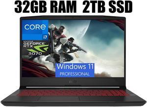 MSI Pulse GL66 15 Gaming Laptop, 15.6" FHD 144Hz , Intel Core i7-11800H 8 Cores Processor, NVIDIA GeForce RTX 3070 8GB GDDR6, RGB Keyboard, BT 5.1, 32GB DDR4  2TB PCIe SSD, Windows 11 Pro