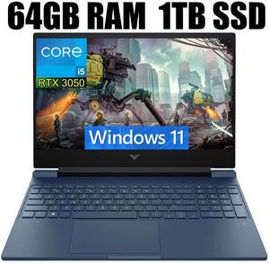 HP Victus 15 Gaming Laptop, 15.6" Full HD 144Hz, Intel Core i5-13420H 8-Cores, GeForce RTX 3050 6GB GDDR6 Graphics, WIFI 6, Bluetooth 5.2, 64GB DDR4  1TB PCIe SSD, Windows 11