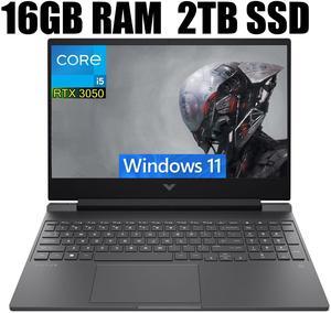 HP Victus 15 Gaming Laptop, 15.6" FHD IPS Display, Intel Core i5-12500H 12 Cores Processor, NVIDIA GeForce RTX 3050 4GB Graphic, Backlit Keyboard, 16GB DDR4  2TB PCIe SSD, Windows 11