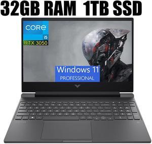 HP Victus 15 Gaming Laptop, 15.6" FHD IPS Display, Intel Core i5-12500H 12 Cores Processor, NVIDIA GeForce RTX 3050 4GB Graphic, Backlit Keyboard, 32GB DDR4  1TB PCIe SSD, Windows 11 Pro