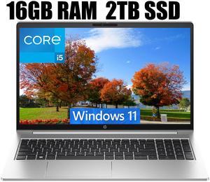 HP ProBook 450 G10 15 Laptop, 15.6" Full HD Display, Intel Core i5-1335U 10 cores Processor, Intel UHD Graphics, Wi-Fi 6E, Bluetooth 5.3, Backlit Keyboard, 16GB DDR4  2TB PCIe SSD, Windows 11