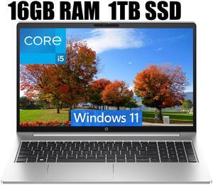HP ProBook 450 G10 15 Laptop, 15.6" Full HD Display, Intel Core i5-1335U 10 cores Processor, Intel UHD Graphics, Wi-Fi 6E, Bluetooth 5.3, Backlit Keyboard, 16GB DDR4  1TB PCIe SSD, Windows 11