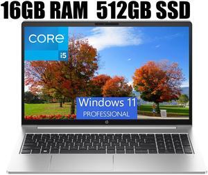 HP ProBook 450 G10 15 Laptop, 15.6" Full HD Display, Intel Core i5-1335U 10 cores Processor, Intel UHD Graphics, Wi-Fi 6E, Bluetooth 5.3, Backlit Keyboard, 16GB DDR4  512GB PCIe SSD, Windows 11 Pro