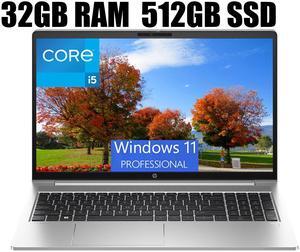 HP ProBook 450 G10 15 Laptop, 15.6" Full HD Display, Intel Core i5-1335U 10 cores Processor, Intel UHD Graphics, Wi-Fi 6E, Bluetooth 5.3, Backlit Keyboard, 32GB DDR4  512GB PCIe SSD, Windows 11 Pro