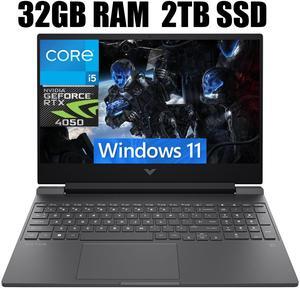 HP Victus 15 Gaming Laptop, 15.6" FHD 144Hz Display, Intel Core i5-13420H 8-core Processor, NVIDIA GeForce RTX 4050 6GB Graphic, Wi-Fi 6 Backlit Keyboard, 32GB DDR4  2TB PCIe SSD, Windows 11