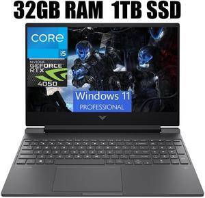 HP Victus 15 Gaming Laptop, 15.6" FHD 144Hz Display, Intel Core i5-13420H 8-core Processor, NVIDIA GeForce RTX 4050 6GB Graphic, Wi-Fi 6 Backlit Keyboard, 32GB DDR4  1TB PCIe SSD, Windows 11 Pro