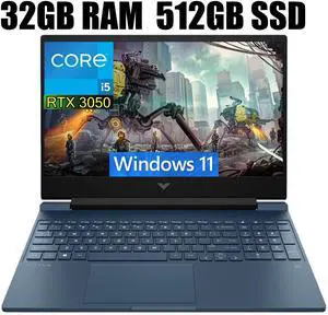HP Victus 15 Gaming Laptop, 15.6" FHD 144Hz Display, Intel Core i5-12450H Octa-core Processor, NVIDIA GeForce RTX 3050 4GB GDDR6, Backlit Keyboard, Wi-Fi 6, 32GB DDR4 512GB PCIe SSD, Windows 11 HP Victus 15 Gaming Laptop, 15.6" FHD 144Hz Display, Intel Core i5-12450H Octa-core Processor, NVIDIA GeForce RTX 3050 4GB GDDR6, Backlit Keyboard, Wi-Fi 6, 32GB DDR4 512GB PCIe SSD, Windows 11