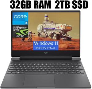 HP Victus 15 Gaming Laptop, 15.6" FHD 144Hz Display, Intel Core i5-13500H 12-Cores Processor, NVIDIA GeForce RTX 4050 6GB GDDR6, Backlit KYB, WiFi 6, 32GB DDR4  2TB PCIe SSD, Windows 11 Pro
