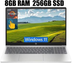 HP 15 Laptop, 15.6" HD (1366 x 768) Touchscreen, AMD Ryzen 5 7520U 4 Cores Processor, AMD Radeon Graphics, Bluetooth, Wi-Fi, 8GB DDR4 256GB PCIe SSD, Windows 11 Home HP 15 Laptop, 15.6" HD (1366 x 768) Touchscreen, AMD Ryzen 5 7520U 4 Cores Processor, AMD Radeon Graphics, Bluetooth, Wi-Fi, 8GB DDR4 256GB PCIe SSD, Windows 11 Home