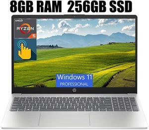 HP 15 Laptop, 15.6" HD (1366 x 768) Touchscreen, AMD Ryzen 5 7520U 4 Cores Processor, AMD Radeon Graphics, Bluetooth, Wi-Fi, 8GB DDR4 256GB PCIe SSD, Windows 11 Pro HP 15 Laptop, 15.6" HD (1366 x 768) Touchscreen, AMD Ryzen 5 7520U 4 Cores Processor, AMD Radeon Graphics, Bluetooth, Wi-Fi, 8GB DDR4 256GB PCIe SSD, Windows 11 Pro