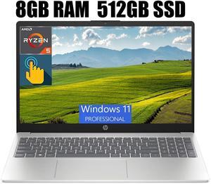 HP 15 Laptop, 15.6" HD (1366 x 768) Touchscreen, AMD Ryzen 5 7520U 4 Cores Processor, AMD Radeon Graphics, Bluetooth, Wi-Fi, 8GB DDR4 512GB PCIe SSD, Windows 11 Pro HP 15 Laptop, 15.6" HD (1366 x 768) Touchscreen, AMD Ryzen 5 7520U 4 Cores Processor, AMD Radeon Graphics, Bluetooth, Wi-Fi, 8GB DDR4 512GB PCIe SSD, Windows 11 Pro