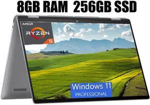 HP Envy x360 2-in-1 16 Laptop, 16" WUXGA 1920 x 1200 Touchscreen, AMD Ryzen 5 8640HS 6-Core Processor, AMD Radeon Graphics, Backlit KB, Wi-Fi 6E, 8GB  DDR4  256GB  PCIe SSD, Windows 11 Pro