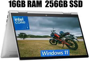 HP Envy x360 2-in-1 14 Laptop, 14" FHD Multi-Touch, Intel Core 7 150U 10 Cores Processor, Intel Integrated Graphics, Backlit, Fingerprint, Wi-Fi 6, 16GB  DDR4  256GB  PCIe SSD, Windows 11 Home