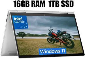 HP Envy x360 2-in-1 14 Laptop, 14" FHD Multi-Touch, Intel Core 7 150U 10 Cores Processor, Intel Integrated Graphics, Backlit, Fingerprint, Wi-Fi 6, 16GB  DDR4  1TB PCIe SSD, Windows 11 Home